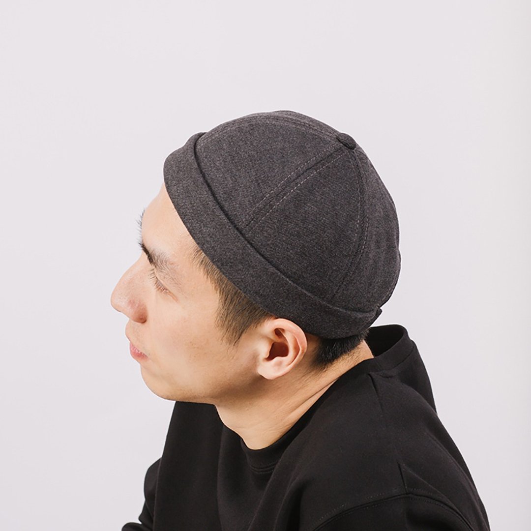 鹿造LUZAO 可调节圆顶帽  男女同款 深灰色 - 帽子 - 棉 