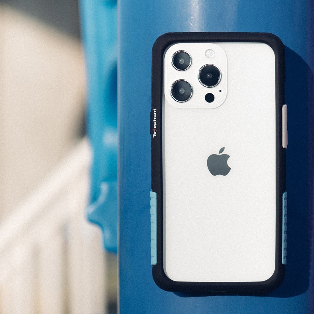 送品牌挂绳 iPhone 13 系列 NMD抗污防摔手机壳-黑灰藏蓝 - 手机壳/手机套 - 塑料 黑色
