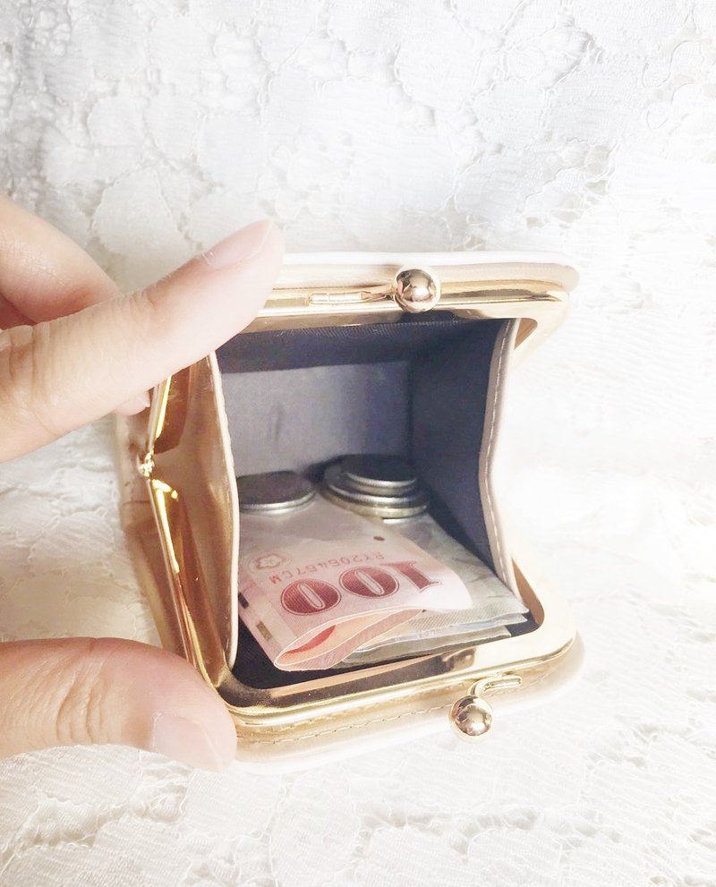 手工 圣诞礼物- 雪人 口金零钱包 - 零钱包 - 真皮 