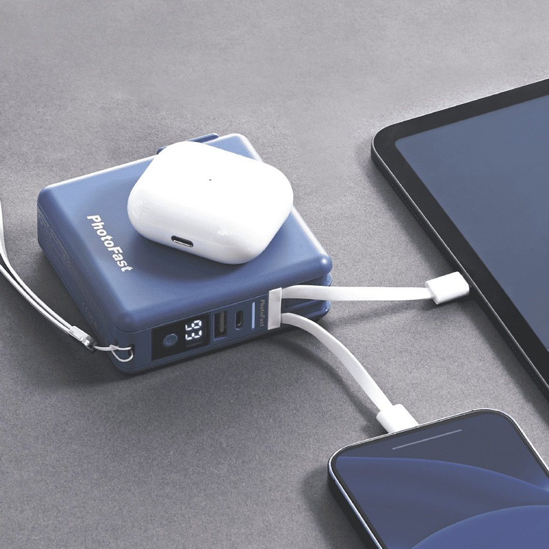 Photofast MUTICharge 10000mAh magsafe 磁吸行动电源 蓝色 - 充电宝/传输线 - 塑料 蓝色