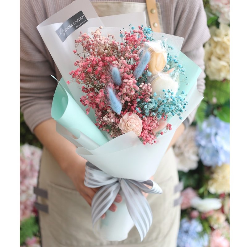 璎珞庄园*G*送礼花束/永生花.干燥花/马卡龙花束/甜点花束 - 干燥花/捧花 - 植物．花 