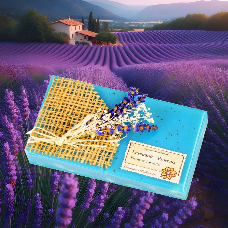 花妍水漾南法香颂薰衣草植萃皂 - 肥皂/手工皂 - 浓缩/萃取物 蓝色