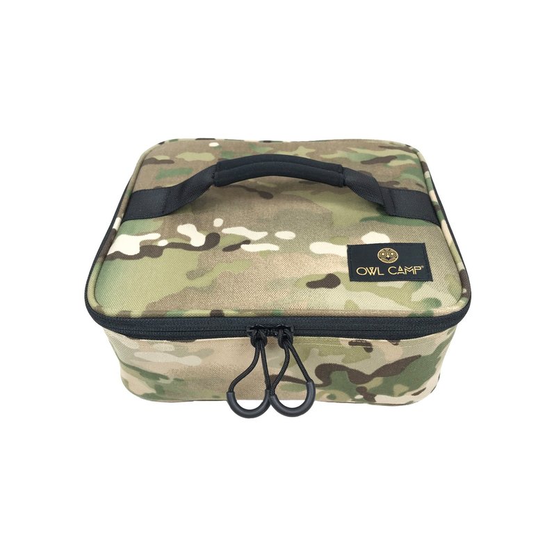 【OWL CAMP】多地迷彩多用途收纳盒 - 收纳用品 - 聚酯纤维 卡其色