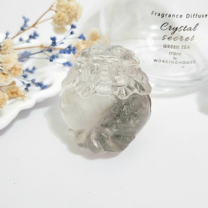 绿幽灵龙龟/正港财神之水晶 - 摆饰 - 水晶 绿色