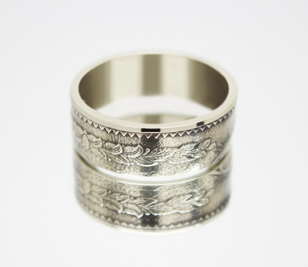 Mongolia Coin Ring 50 menge 1981 coin rings for men coin rings for women - 戒指 - 其他金属 