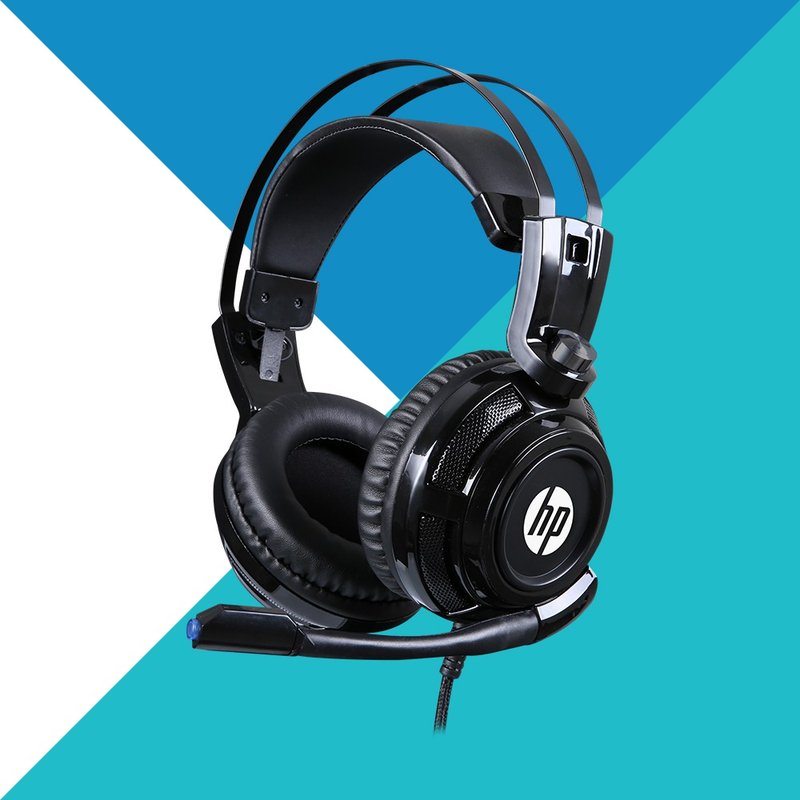 HP 惠普 有线 头戴式 电竞耳机 H200S - 耳机 - 其他材质 黑色