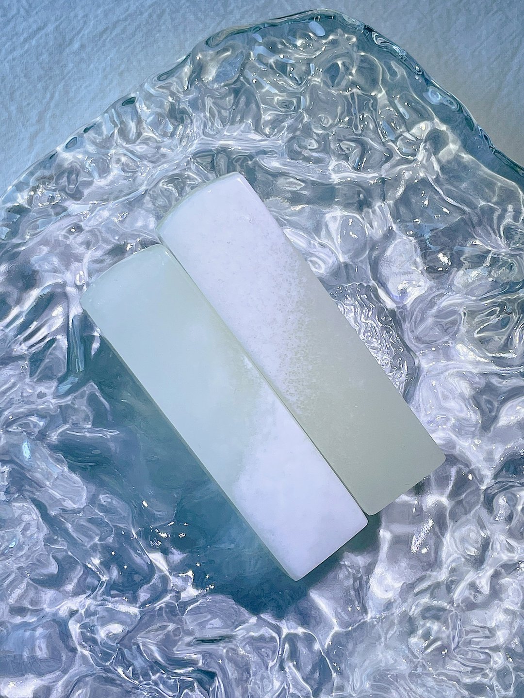 【玉玉印章】 天然白雪款青玉印章 独特结婚对章系列 - 印章/印台 - 宝石 绿色