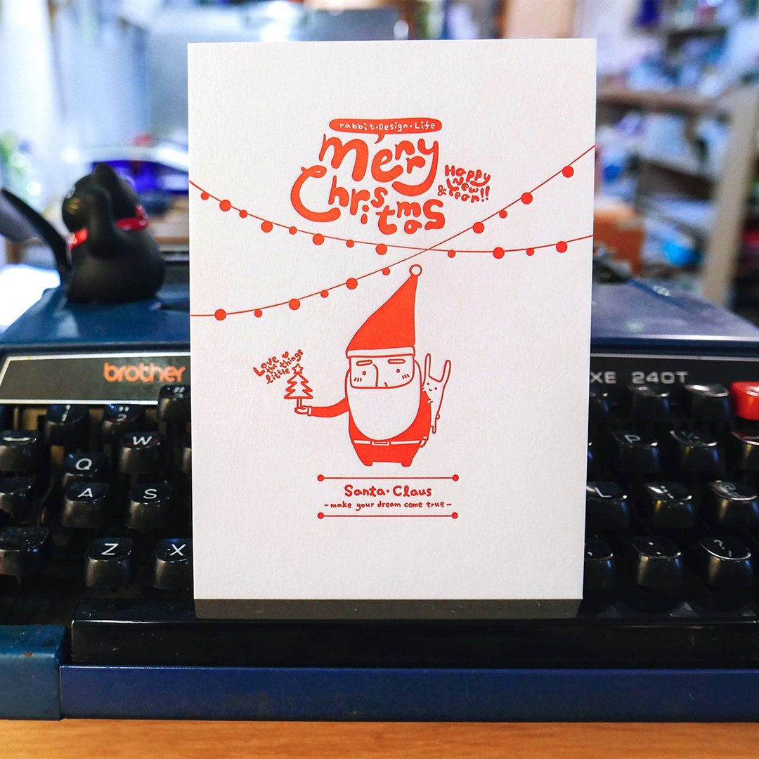 值得给更好的你 凸版印刷 Christmas card - 卡片/明信片 - 纸 红色