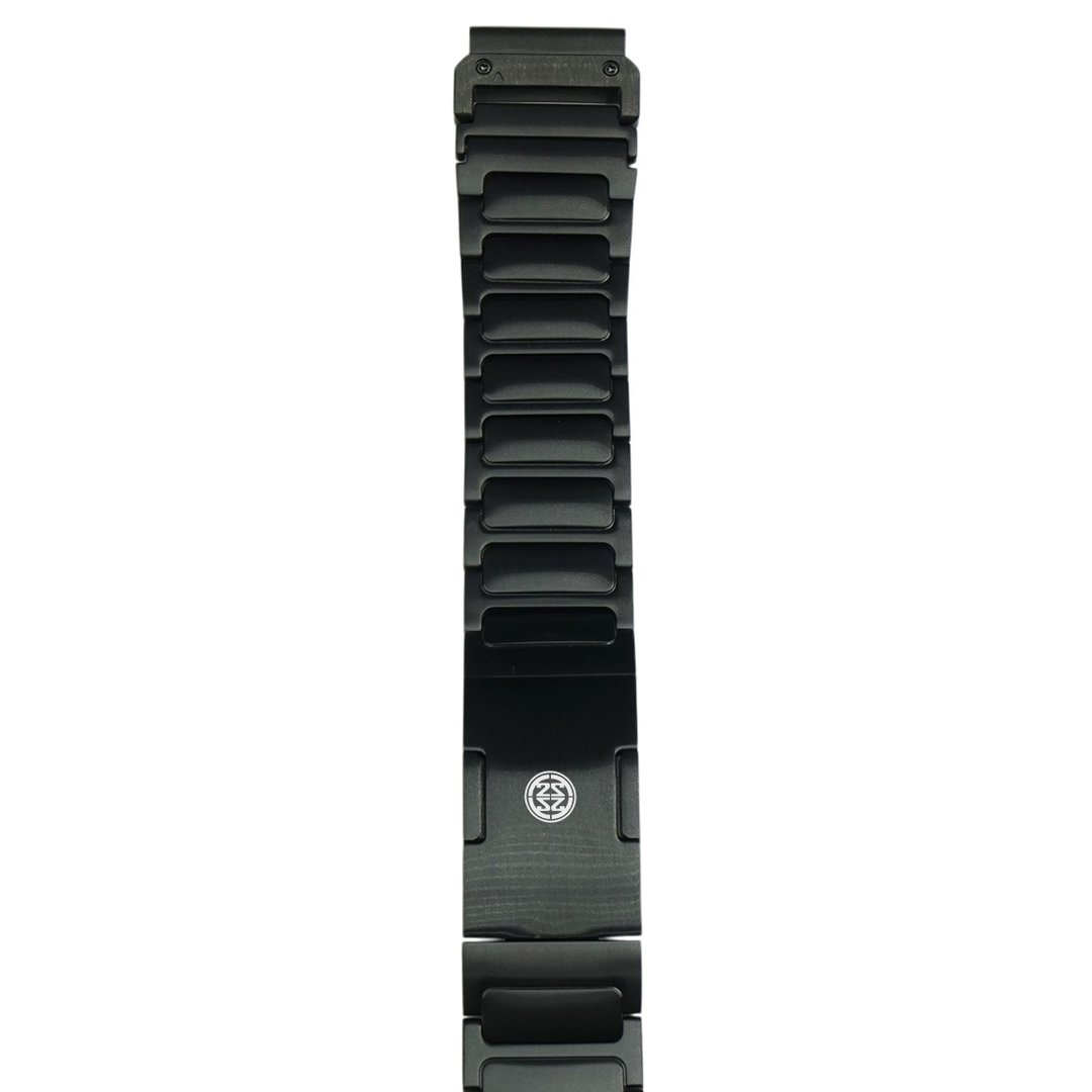 GARMIN QuickFit 专用钛表带 - 黑色双层 PVD -TIGT - 表带 - 其他金属 黑色