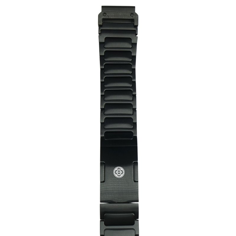 GARMIN QuickFit 专用钛表带 - 黑色双层 PVD -TIGT - 表带 - 其他金属 黑色
