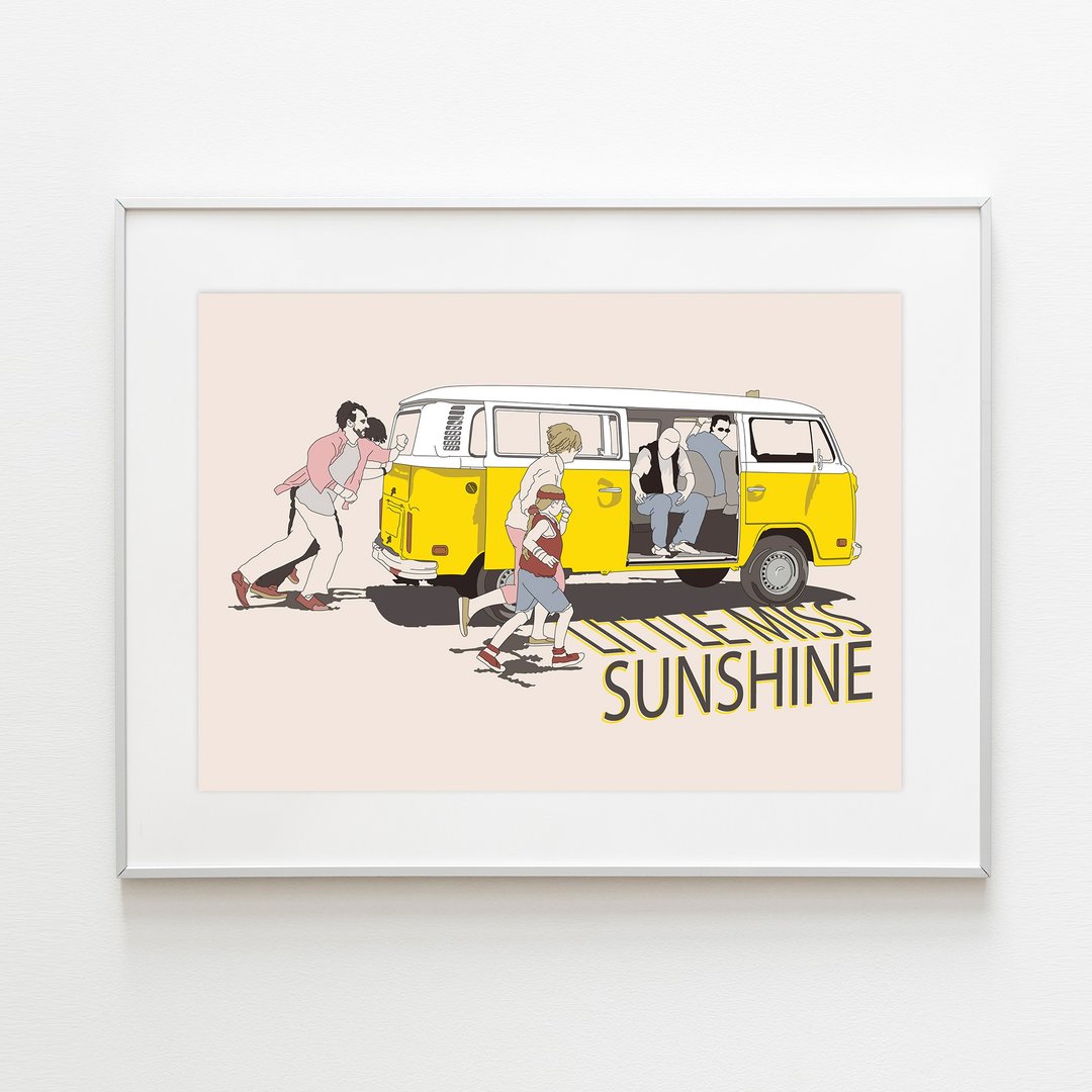 Movie Poster : Little miss sunshine - 海报/装饰画/版画 - 纸 白色