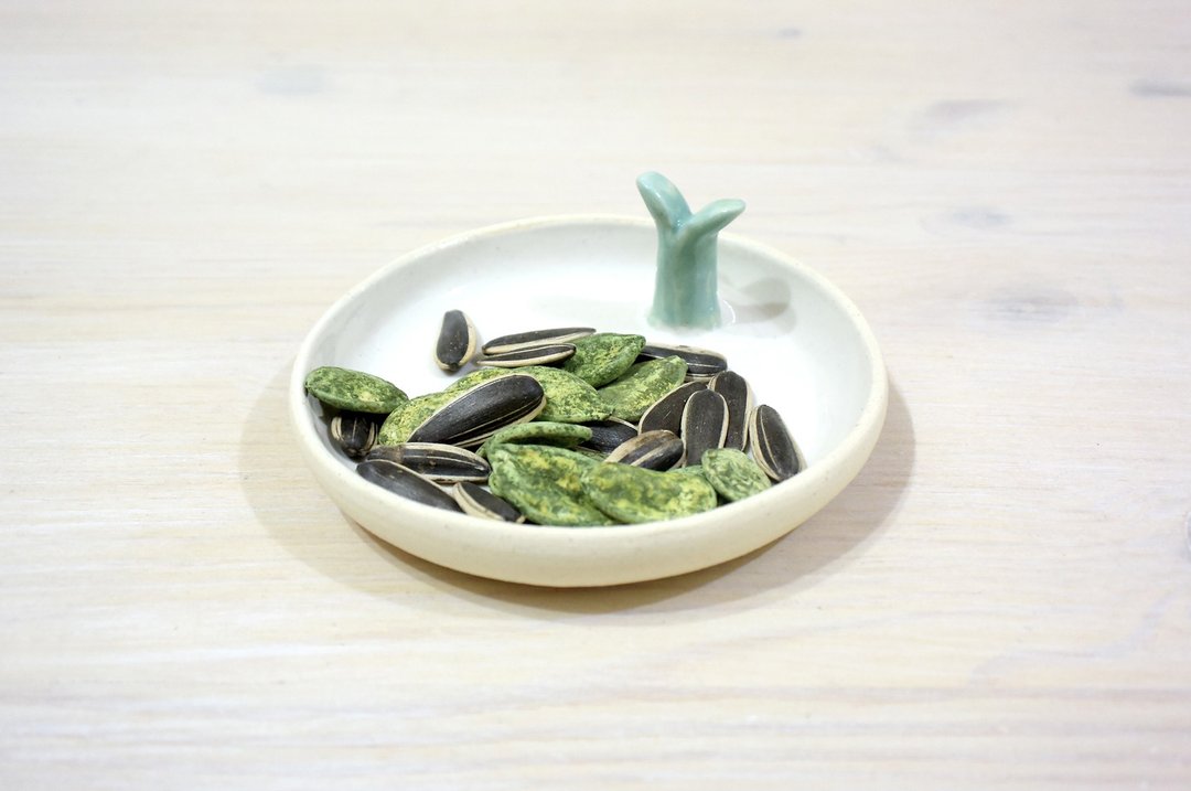 【好器】豆苗小碟_陶瓷餐具 - 浅碟/小碟子 - 陶 白色