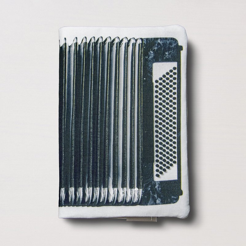 手风琴布艺书衣 - 书衣/书套 - 棉．麻 灰色