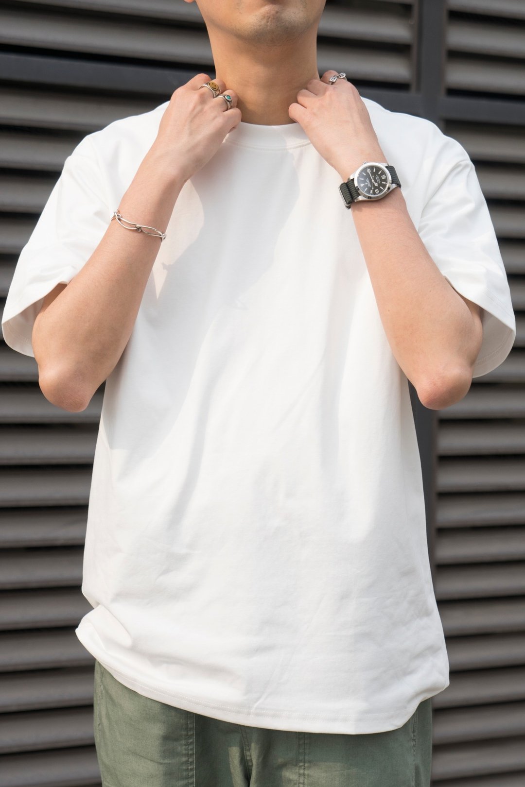 T-SHIRT 夏季活力色彩基本款短袖TEE恤 超舒適面料寬鬆質感設計 - 男装上衣/T 恤 - 棉 多色