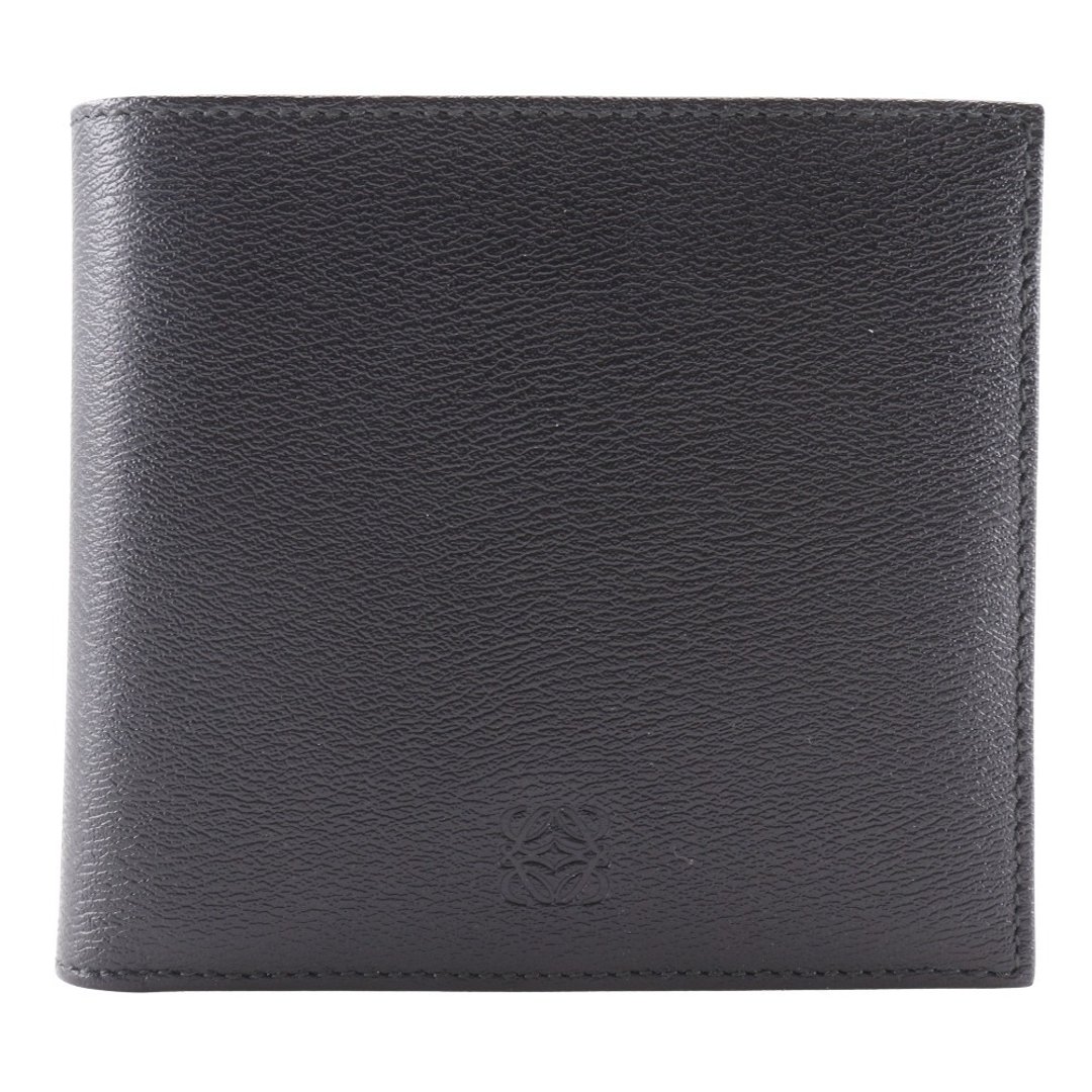 [日本直送] LOEWE Anagram 双折钱包103.30.302 皮革 黑色 男款 [二手] - 皮夹/钱包 - 真皮 黑色