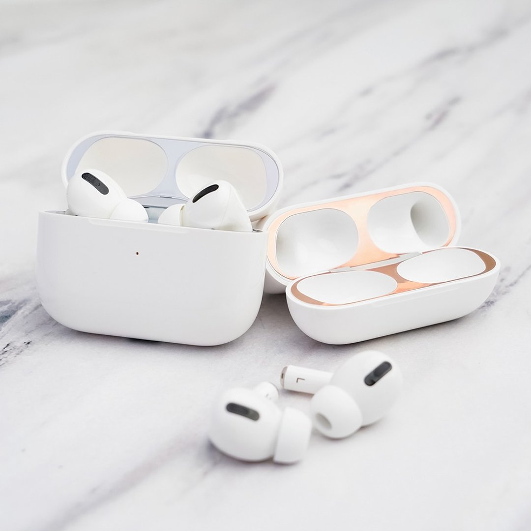 AirPods Pro 专用 抗污防尘贴 (镍金材质) 2组入 - 数码小物 - 其他金属 粉红色