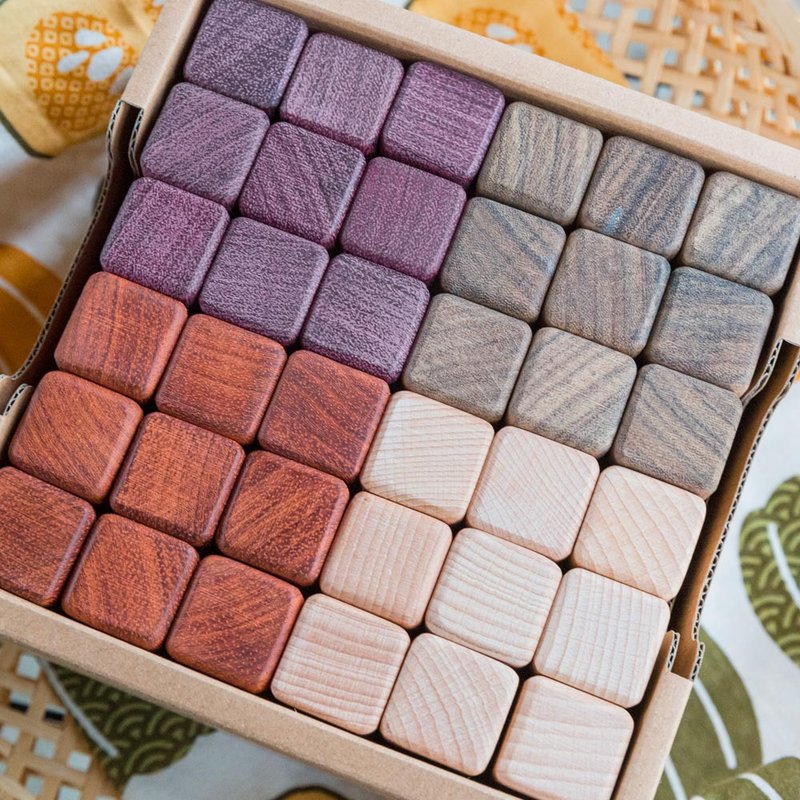 堆堆积木 彩色方柱体补充包 - 木工/竹艺/纸艺 - 木头 多色