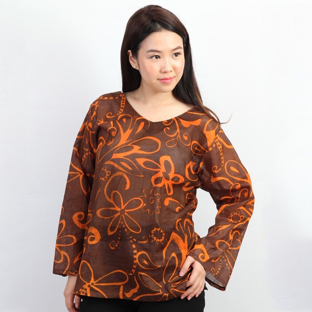 ATIPA Valentina Vacay女式衬衫 - 女装上衣 - 聚酯纤维 橘色