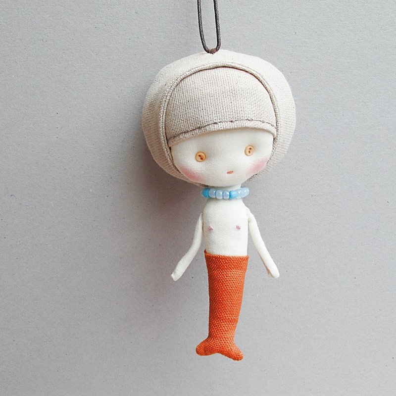 美人鱼小萝莉 9号 - 其他 - 棉．麻 橘色