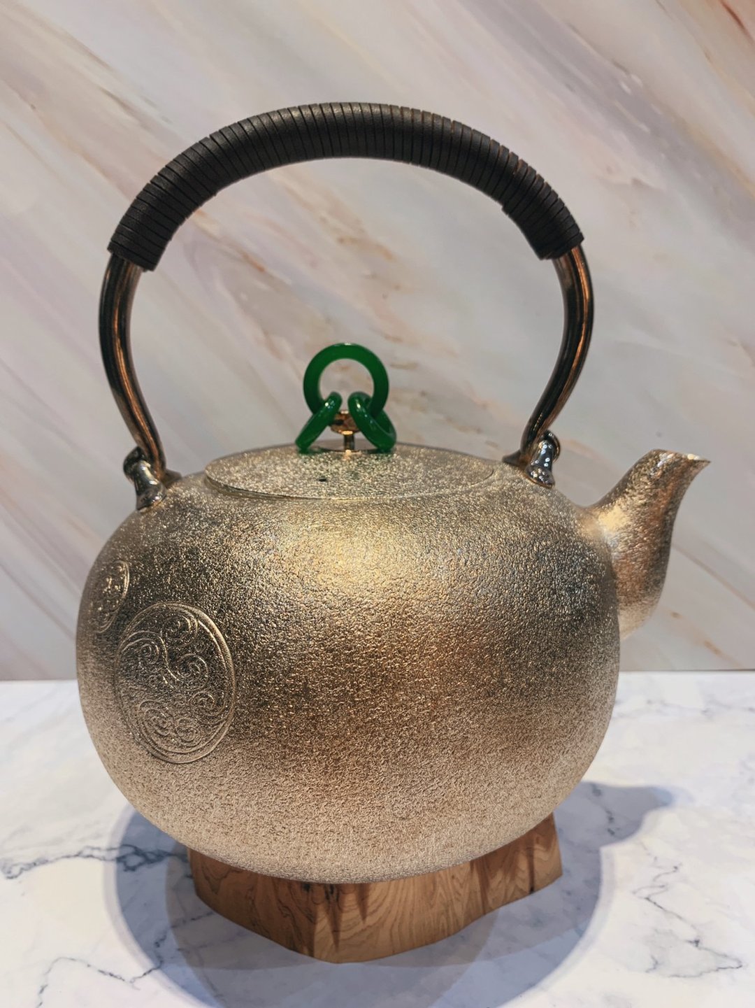 观与藏系列 - 碧玉冰烟手工银壶 - 茶具/茶杯 - 纯银 银色