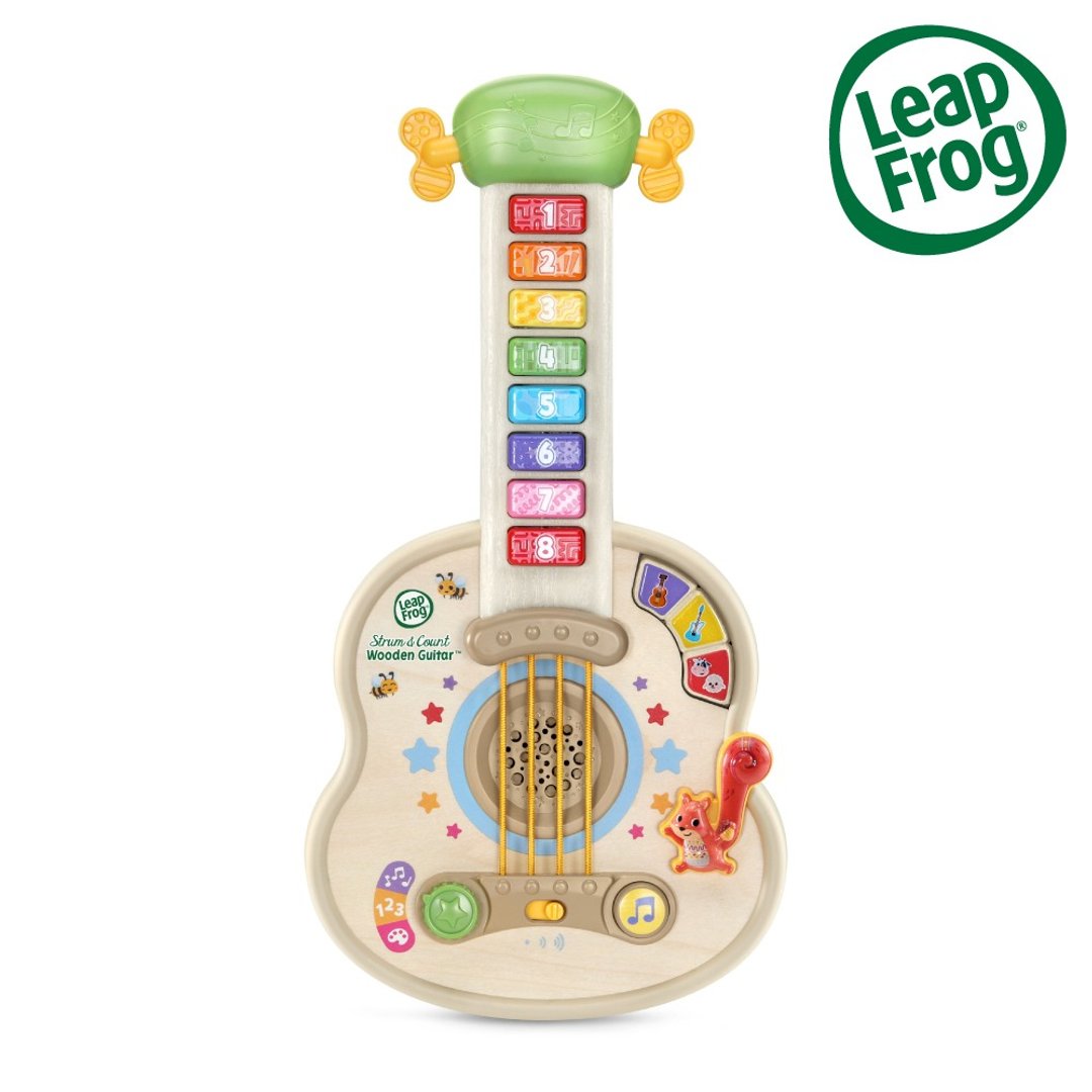 官方直营快速出货 - 仅限寄送台湾【LeapFrog】彩色数数木吉他 - 玩具/玩偶 - 塑料 绿色