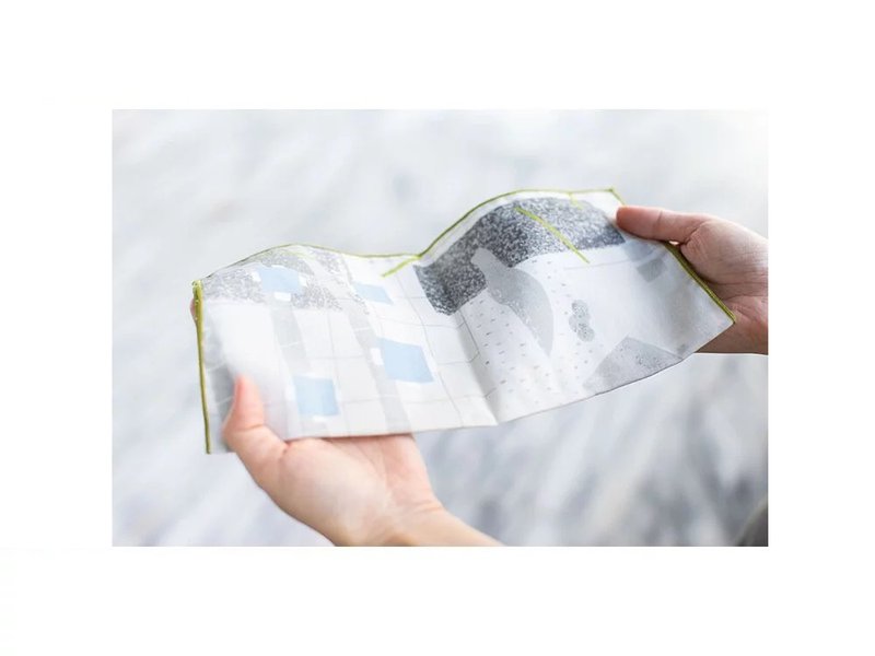 藏一隅  北美馆手帕   浅白 - 手帕/方巾 - 棉．麻 白色