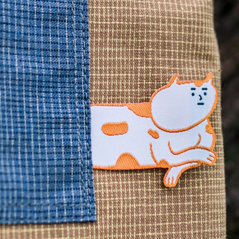 鹿皮x伊甸基金会公益计划 / 不完美的生物研究室 / 神气猫咪包 - 侧背包/斜挎包 - 棉．麻 黄色