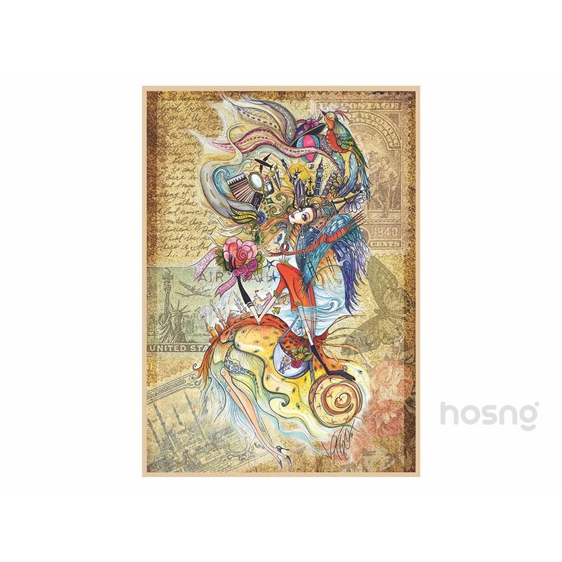 环游世界的切尔克斯女孩_拼图_1500片 - 拼图 - 纸 