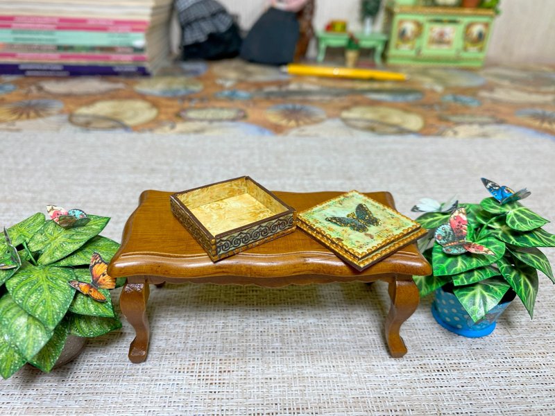 教程。 1:6 和 1:12。玩具屋的盒子。微型娃娃屋。 - 其他数码设计 - 其他材质 