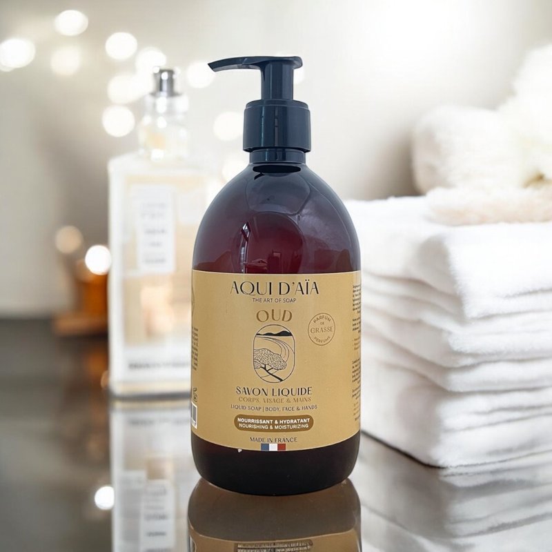 法国MS普罗旺斯 多用途香水精油液态皂-木质奥德香 - 沐浴用品 - 精油 卡其色