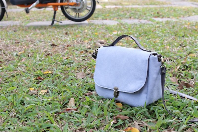 Chez。城市系列设计师亲制包款   随手背背 - 提把为合成皮革款 - 侧背包/斜挎包 - 聚酯纤维 多色