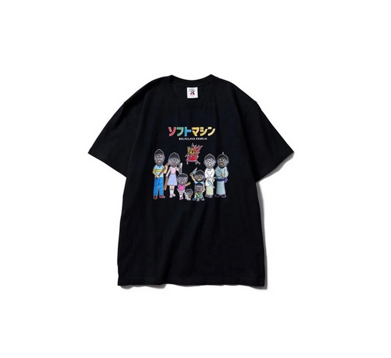 Softmachine Balaclava T-Shirt强盗家族短袖上衣 - 男装上衣/T 恤 - 棉．麻 黑色