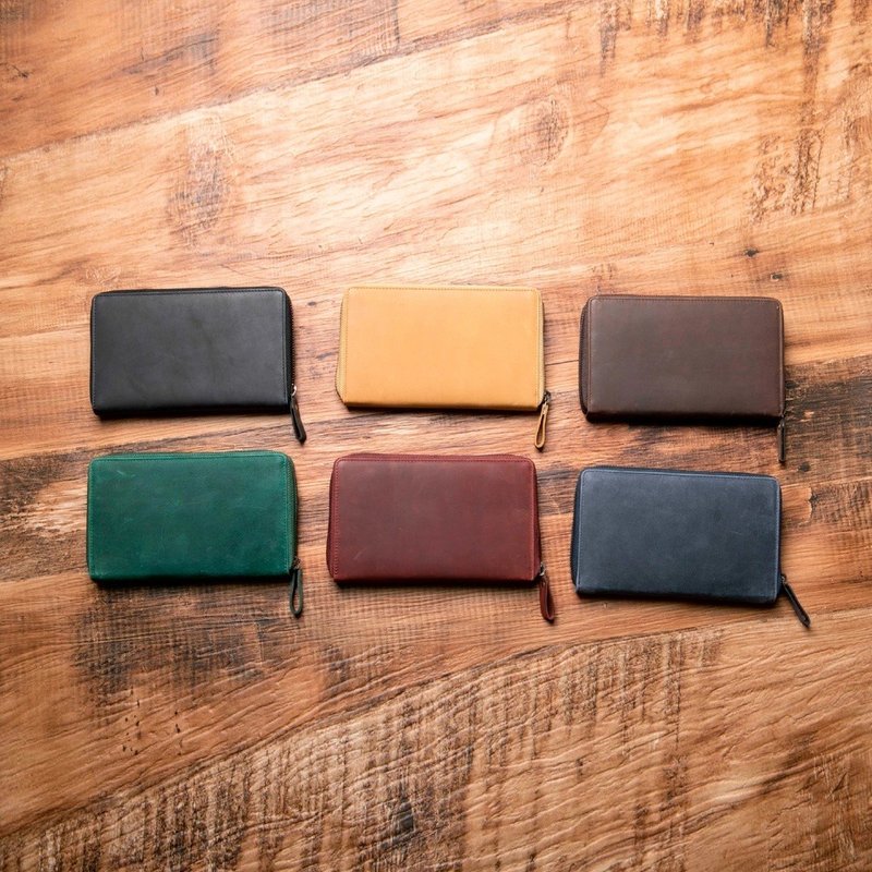 长夹 护照夹 存折夹 证件夹 轻薄 皮夹 大容量收纳 - 皮夹/钱包 - 真皮 