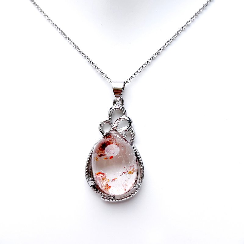 煦花。项链 半银 净化内心 人缘  l 红幽灵 粉幽灵 白幽灵 l - 项链 - 水晶 多色