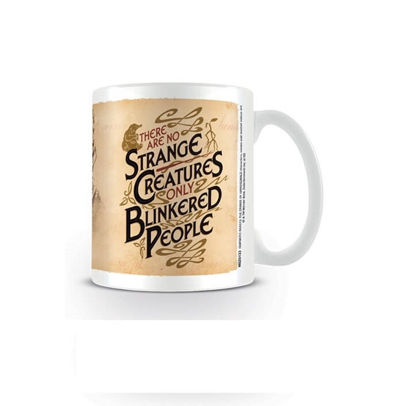 【怪兽与它们的产地】纽特 怀旧素描风 进口马克杯 - 咖啡杯/马克杯 - 陶 多色