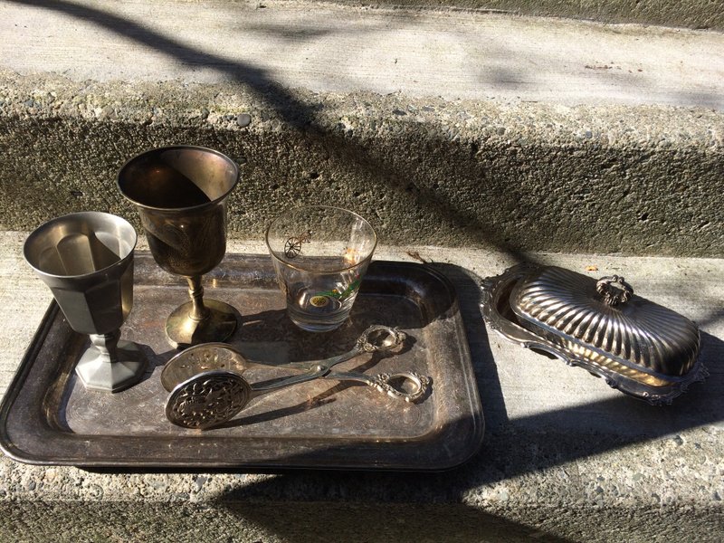 vintage古董银色大铜盘 - 其他 - 其他金属 银色