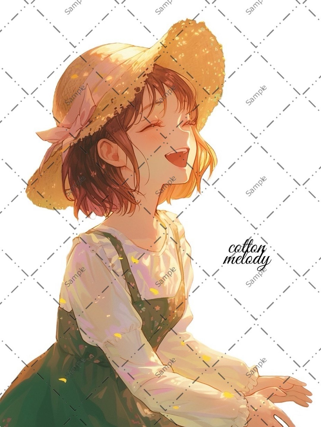 original sticker no.1600 人物贴纸 原创贴纸 人像贴纸 女孩贴纸 原创人物贴纸 - 贴纸 - 纸 