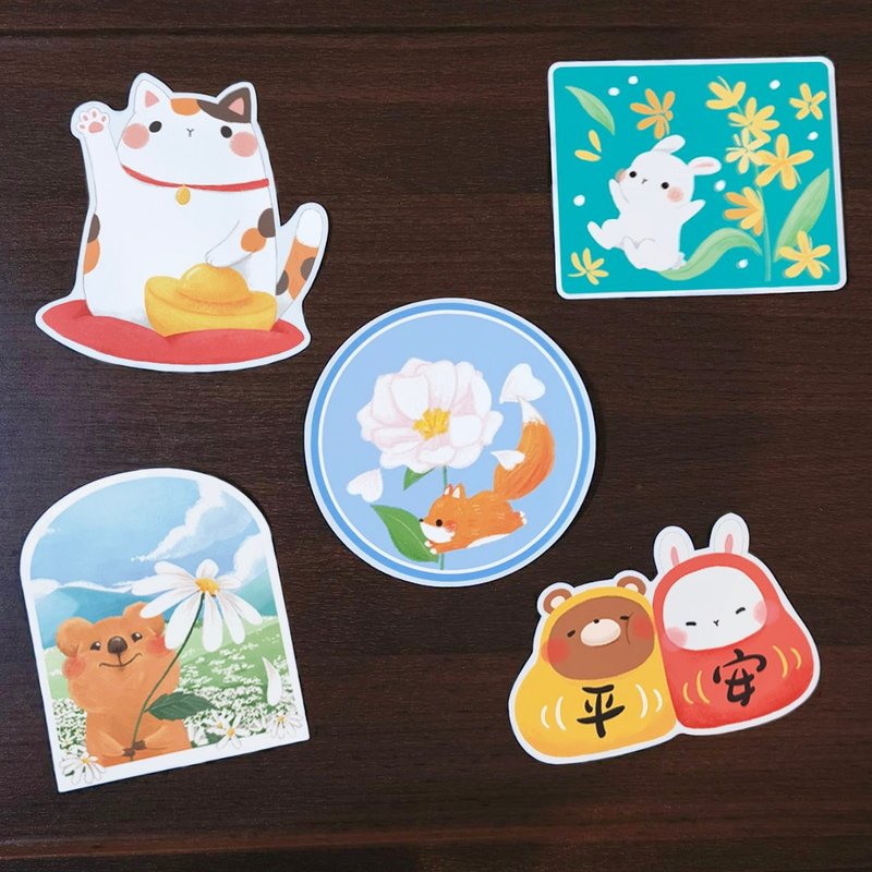 大型防水贴纸/行李箱贴纸 - 贴纸 - 防水材质 多色
