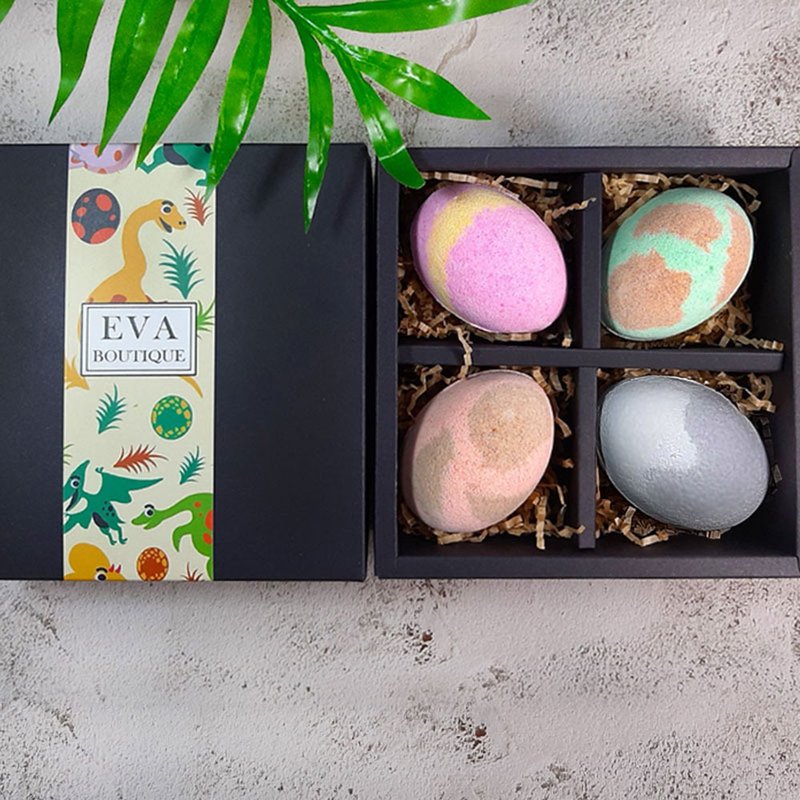 送礼必备EVA原创独家恐龙蛋泡澡球4入礼盒 - 沐浴用品 - 精油 