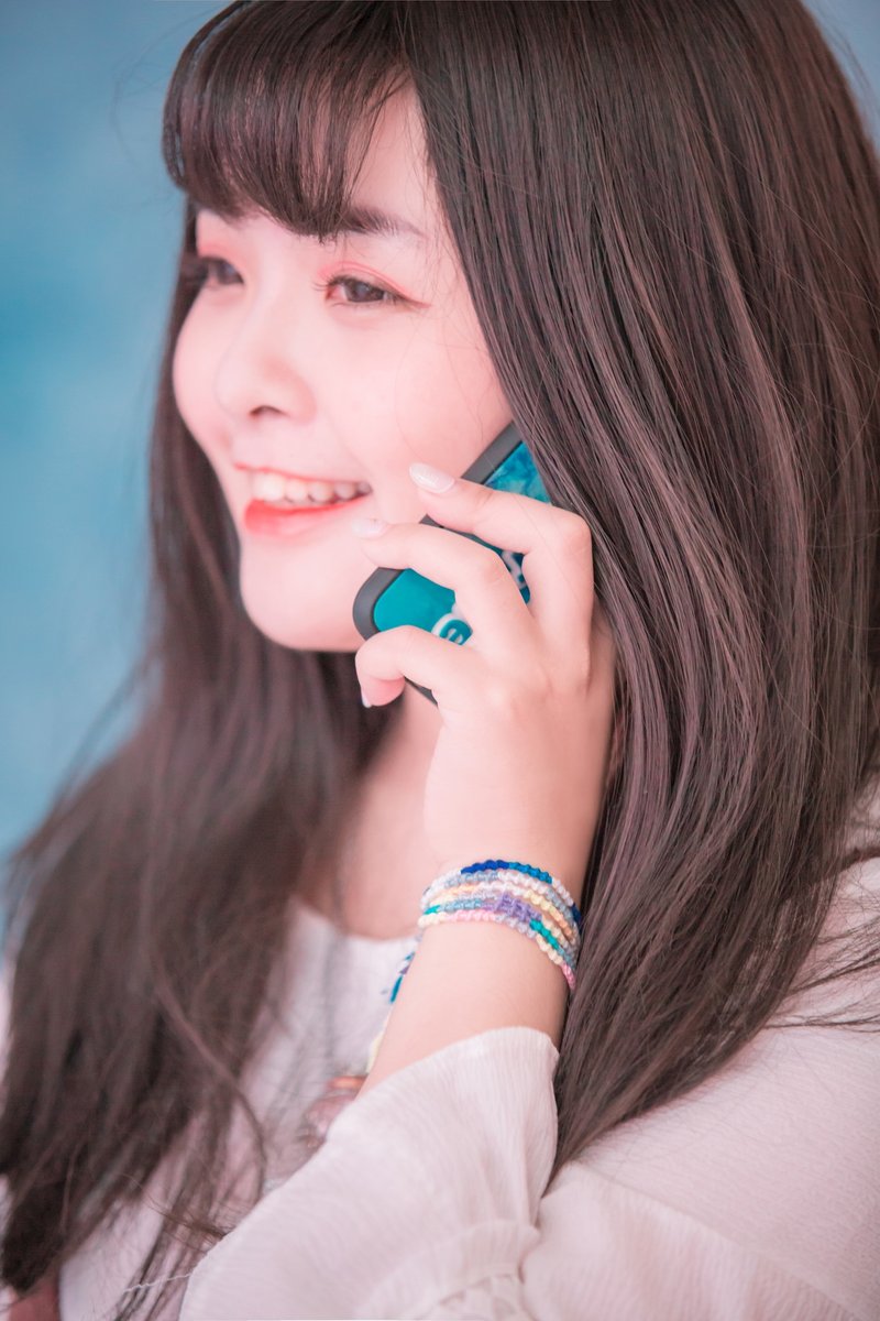 黑蜜马◕‿◕螺旋 幸运绳 许愿绳 冲浪绳 幸运手环  编织手环 脚环 手工 定制化 设计 紫 蓝 马卡龙 粉 黄 橘 橙 - 手链/手环 - 绣线 蓝色