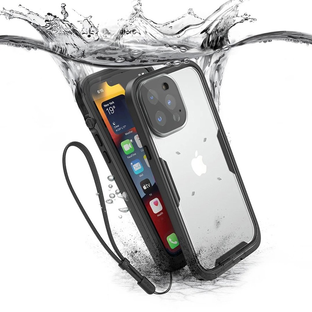 CATALYST iPhone13 Pro  (3颗镜头) 完美四合一防水保护壳 黑 - 手机壳/手机套 - 聚酯纤维 黑色