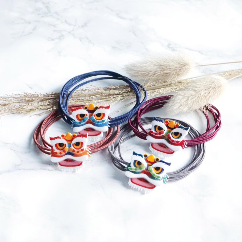 舞狮头饰橡筋 - 发饰 - 塑料 