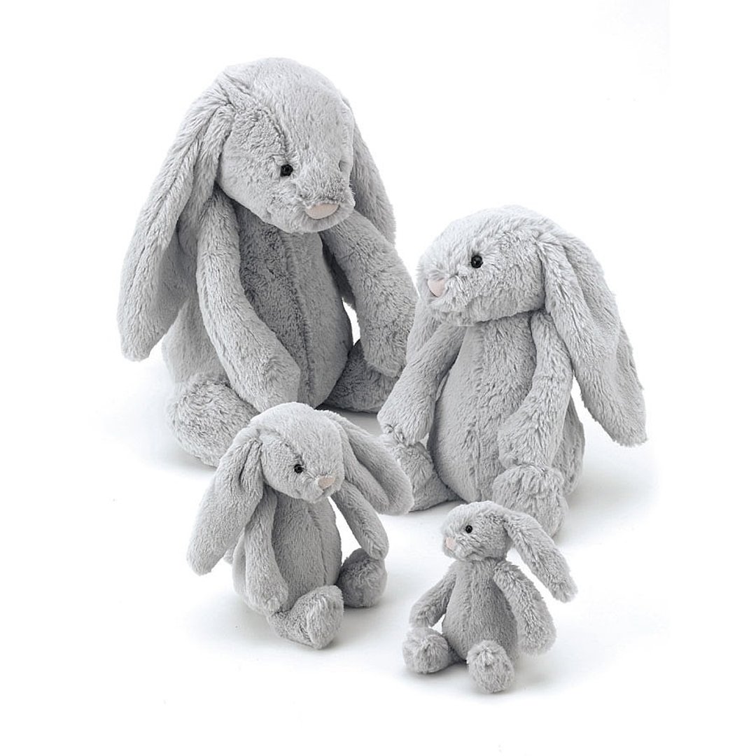 Bashful Silver Bunny 云灰银兔 51cm - 玩偶/公仔 - 聚酯纤维 银色