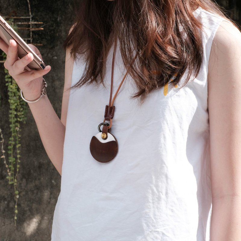 【寓吉】gogoro gogoro2 EC-05 钥匙专用颈挂绳 眼镜挂绳 - 钥匙链/钥匙包 - 真皮 多色