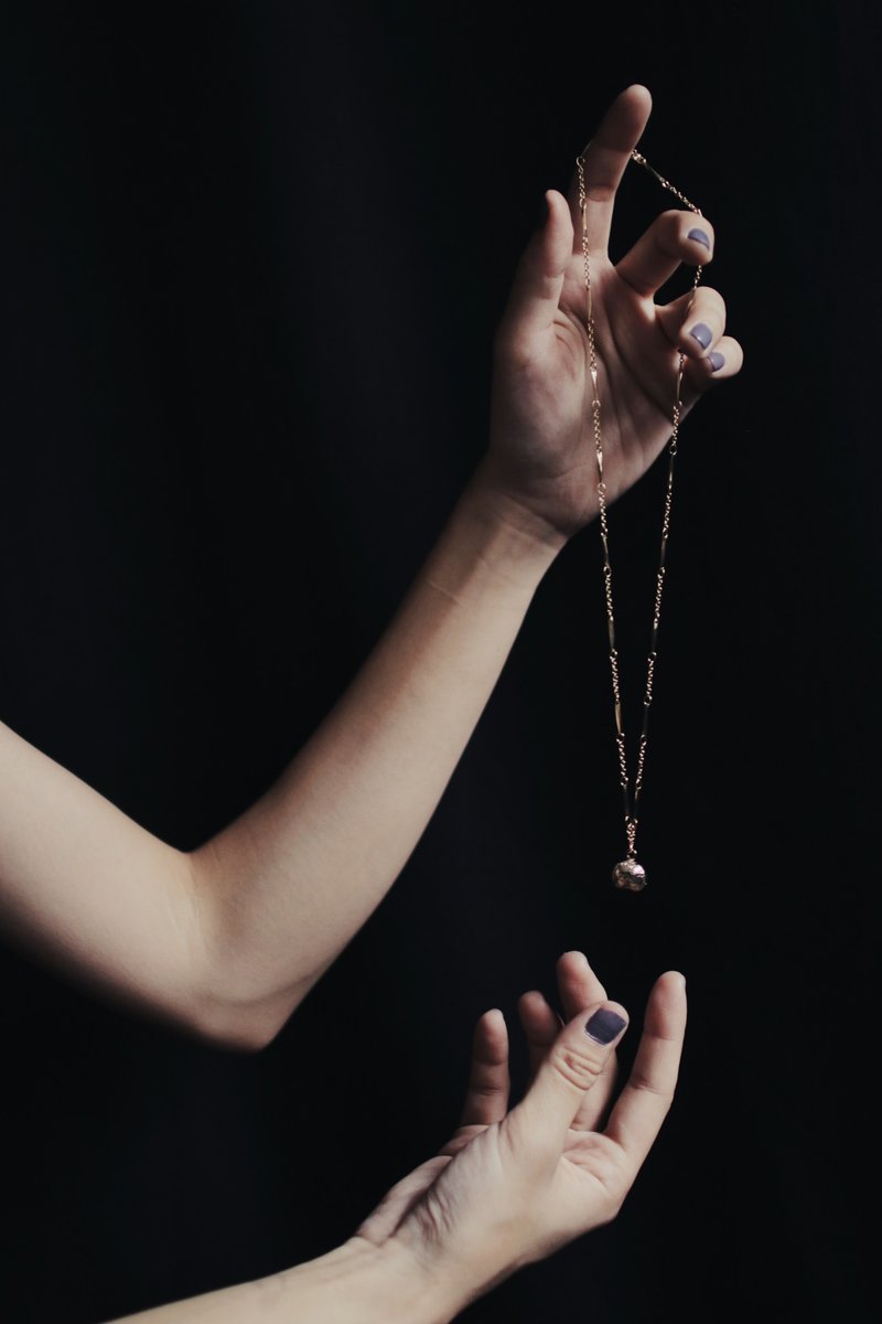 MU  中药材Remnant系列  白豆蔻长链 - 项链 - 铜/黄铜 金色