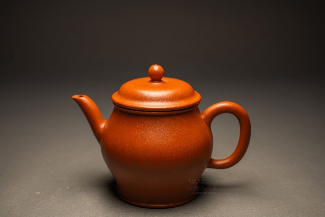 【瓮体】龙山堂 古法纯手工 摹古系列 黄龙山老朱泥 150cc - 茶具/茶杯 - 陶 红色