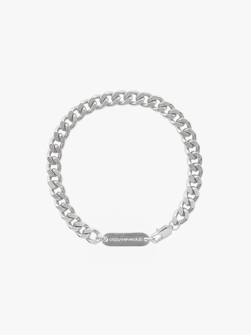 BASIC CHAIN BRACELET 02 - 手链/手环 - 不锈钢 银色