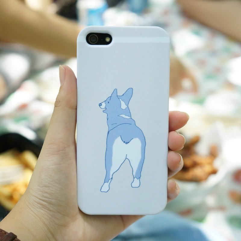 清凉蓝的柯基手机壳Iphone5/s/se - 手机壳/手机套 - 塑料 蓝色