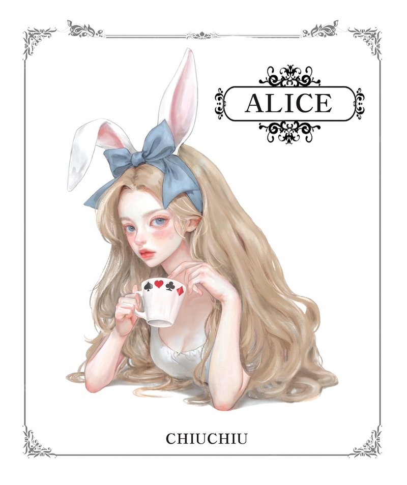 爱丽丝 - 贴纸 - 纸 多色