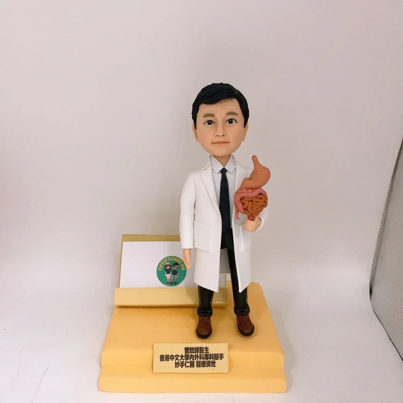 【医生卡片座】医护礼物、感谢医生礼物、诊所开张礼物 - 陶艺 - 陶 多色